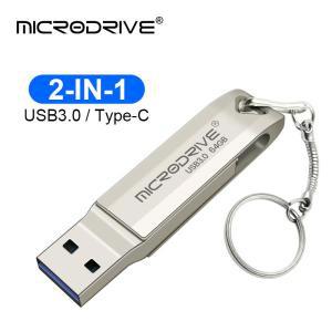 유형 C USB3.0 플래시 드라이브 64G 128GB 안드로이드 스마트 폰 메모리 미니 Usb 스틱