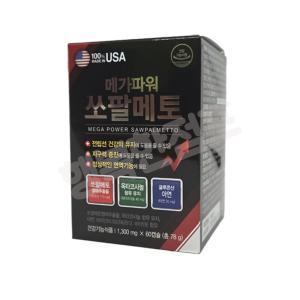 미국산 메가파워 쏘팔메토 1300mg 60캡슐 / 옥타코사놀