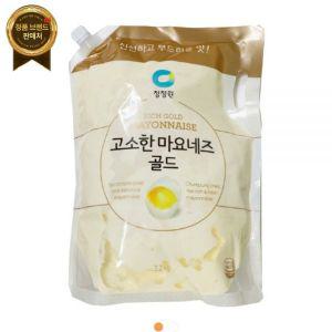 청정원 고소한 마요네즈 골드 스파우트3.2kg 4봉씩박스판매 [원산지:국산]