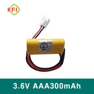 DC 3.6V aaa300mAh Ni-CD 소방용 예비 전원 배터리팩 비상구 유도등 화재수신기 배터리 충전지