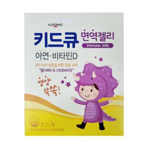 일동 키드큐 면역젤리 15g x 40포 아연 비타민D