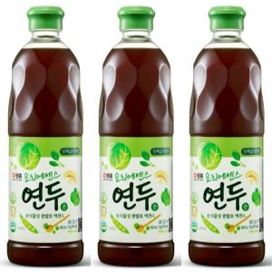 샘표 연두순 860ml X 3개 업소용 대용량 연두