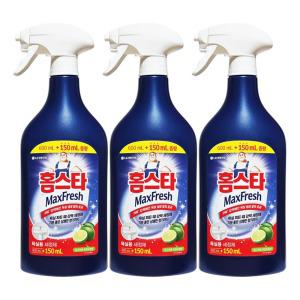 엘지 홈스타 맥스 프레쉬 욕실용 세정제 라임바질향 750mL x 3개