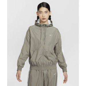 [매장정품] 나이키 NIKE 클래식 우븐 루즈 UV 프로텍션 후드 재킷 W - 라이트 아미화이트 / FV6299-320