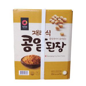 청정원 재래식 콩알된장 14kg /