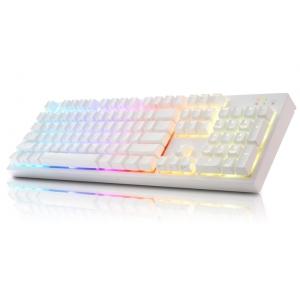 ABKO HACKER K995P V3 무접점 RGB PBT (화이트, 45g)