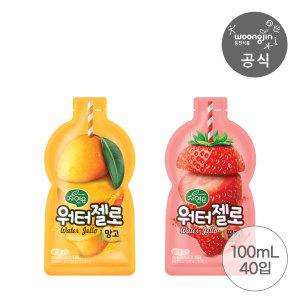 자연은 워터젤로 망고 / 딸기 100ml 40개 (20개+20개)