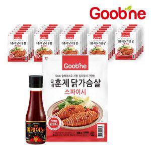 [신세계몰]굽네 스파이시 훈제 슬라이스 100g*30팩+볼케이노 소스 290g*1병 FD30