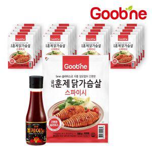 [신세계몰]굽네 스파이시 훈제 슬라이스 100g*20팩+볼케이노 소스 290g*1병 FD29