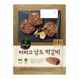 CJ 간편요리 비비고 남도떡갈비 450g 홈파티 도시락 자취 반찬 야식 술안주 아이들 간식 1set