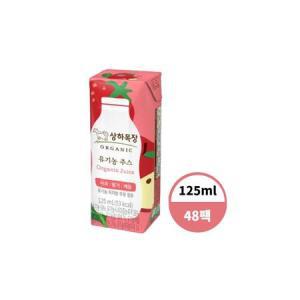 매일 상하목장 유기농 사과딸기케일 주스 125ml 48팩