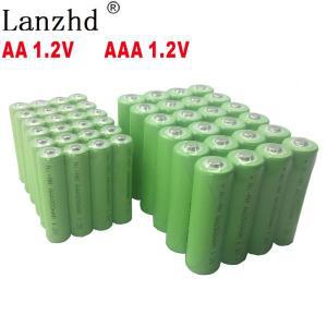 1.2v Ni-MH AA,AAA 배터리, AA 2500mAh + 배터리, AAA 800mAh 충전식 배터리, AA 3A, LED 토치 장난감 RC,