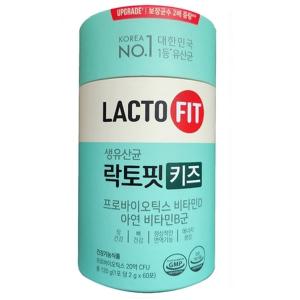 종근당건강 락토핏 생유산균 키즈 2000mg 60포 x 2통