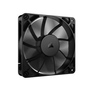 CORSAIR RS120 120mm PWM Fan ？ DaisyChain Connection LowNoise Magnetic Dome Bearing Single Pack Blac