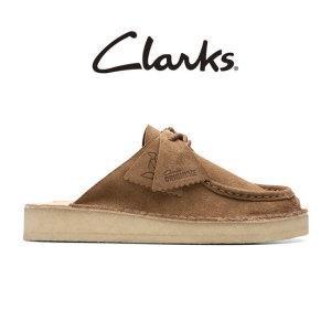 Clarks 클라크스 디저트 노마드 뮬 26176556 갈색 레이스 업 왈라비 샌들 여성