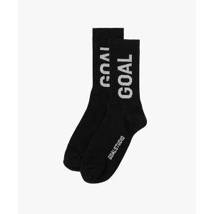 [매장정품] 골스튜디오 GOALSTUDIO GOAL CREW SOCKS-BLACK/WHITE G2MSK102BLACKWHITE 588769