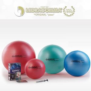 [이태리 Original Pezzy gymnasticball]레드라곰마 프리미엄 짐볼 맥스카페 75cm 빨강 [DVD+펌프]/스위스볼