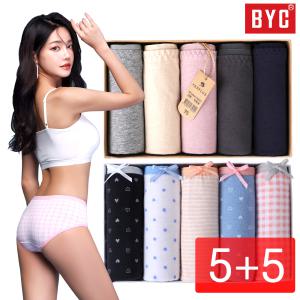 [30%즉시할인]BYC여성팬티/1+1 여성팬티 2박스/최다종류/최저가/무형광/똥배커버/위생/노라인/보정/W민망방지/엉뽕/나시속바지/면티/목폴라