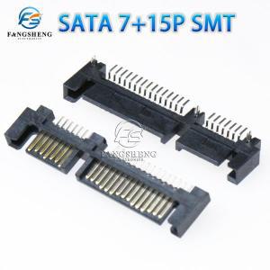 SATA 7 + 15P 22PIN 인터페이스 소켓, SSD 솔리드 스테이트 드라이브 수 커넥터, 시트 싱킹 패치 유형, 2