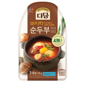 CJ 다담 바지락 순두부 찌개 양념 140g X 10개