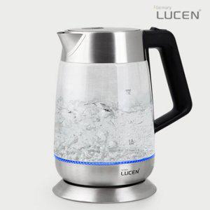 루센 무선 전기포트 1.8L 가정용 커피포트 대용량 유리포트 주전자 PN-1728