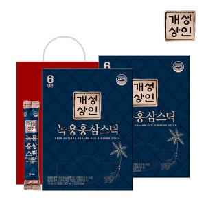 개성상인 녹용홍삼스틱 10ml x 100포 2박스(총 200포) +쇼핑백 증정