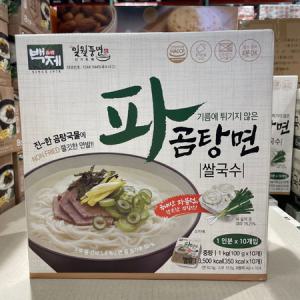 파곰탕면 쌀국수 백제 일월풍면 100g x 10개 쌀국수라면 컵라면 코스트코