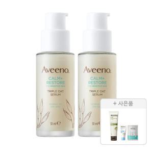 아비노 트리플 오트 세럼, 30ml, 2개 + 증정(데일리 모이스처 로션, 71ml, 1개 + 더멕사 아토 크림, 15ml, 1개 + 오트 젤 모이스처라이저 6ml, 1개)