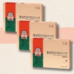 정관장 홍삼진고 데일리스틱 10g x 20포 3박스 홍삼진액 홍삼선물세트 홍삼액기스