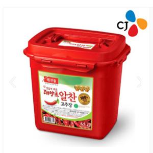 해찬들 태양초 알찬 고추장 6.5kg 1통