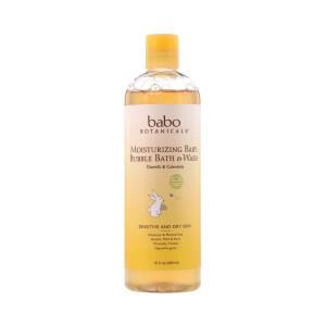 [iHerb 공식] Babo Botanicals, 모이스처라이징 베이비 버블 바스 & 워시, 오트밀 카렌듀라