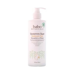 [iHerb 공식] Babo Botanicals, 민감한 아기피부용, 샴푸 & 워시, 무향제품, 473 ml (16 fl oz)