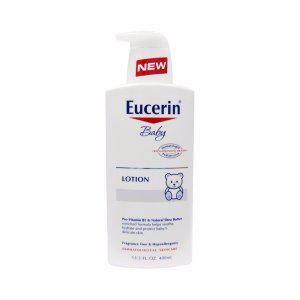 [아이허브] 유세린 베이비로션 무향 400ml, 저자극성 시어버터 비타민B 파라벤없음 Eucerin