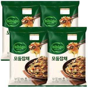 CJ 비비고 모둠잡채 644g x 4개 / 냉동식품 간편조리