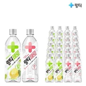 링티 제로 복숭아.레몬 500ml X 각12개 총24개 제로 칼로리 이온음료