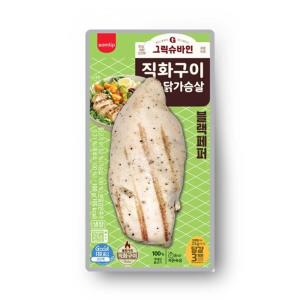 [삼립]직화구이 닭가슴살 블랙페퍼 그릭슈바인