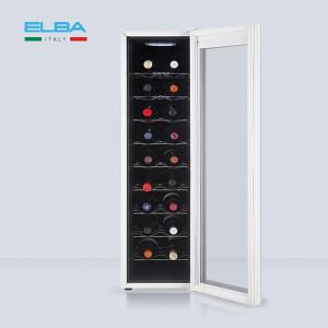 ELBA 엘바 퓨어화이트 슬림 와인셀러 EW60W18 (18병)