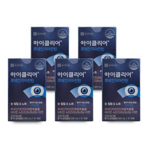 종근당 차인표 아이클리어 루테인지아잔틴 500mg X 30캡슐 5박스