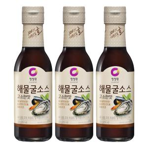 청정원 고소한 해물 굴소스, 250g, 3개