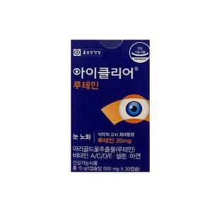 종근당건강 아이클리어 눈사랑 루테인 500mg x 30캡슐 1박스 /The