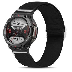 Lamshaw Amazfit T-Rex 2 밴드와 호환, 스트레치 엘라스틱 나일론 조절 가능한 교체 스트랩 액세서리, 스마