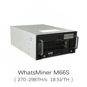 MicroBT WhatsMiner M66S 292T 18.5/TH 비트코인 채굴 기계, 오일 냉각 침수 장비