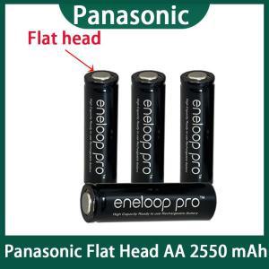 Panasonic Enelope  배터리 프로 플랫 헤드 AA 2550mAh 1.2V NI-MH 카메라 손전등 장난감 미리 충전된