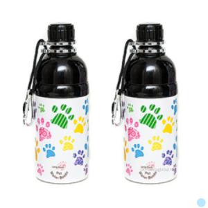 롱포우즈 강아지 고양이 물병 휴대용 물통 500ml X2