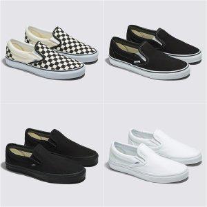 [반스](본점)VANS 반스 슬립온 4종 택1 (체크,블랙,올블랙,화이트)