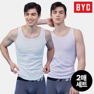 BYC 에어로쉬 유색 조끼런닝 2매세트 택1