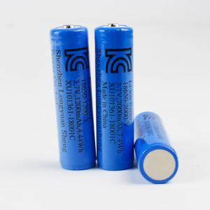 18650 배터리 리튬이온 충전지 배터리 KC인증 2000mAh 고출력  보호회로  3.7v