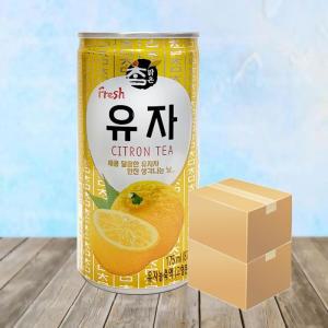 [대일에프앤비] 대일 참맑은 유자 175ml x 60캔 차음료 소캔