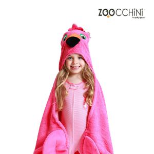 ZOOCCHINI 주치니 캐릭터 후드타올 Franny the Flamingo