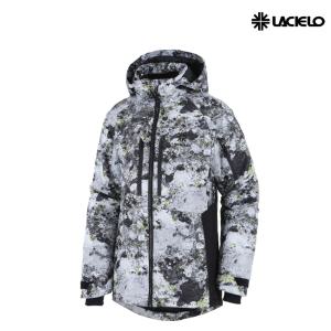 [라시엘로]라시엘로 공용 스키 스노우보드 점퍼 자켓 LAZ-914-CAMO BLACK